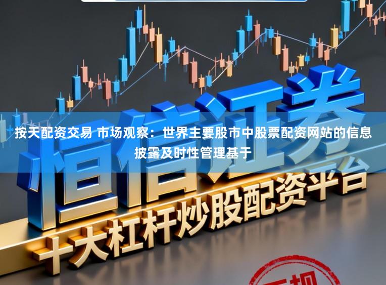 按天配资交易 市场观察：世界主要股市中股票配资网站的信息披露及时性管理基于