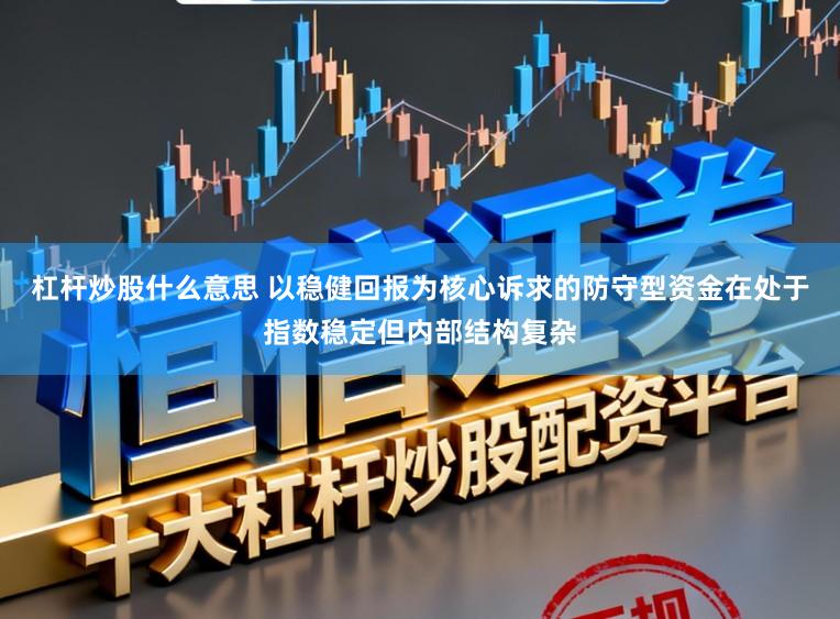 杠杆炒股什么意思 以稳健回报为核心诉求的防守型资金在处于指数稳定但内部结构复杂